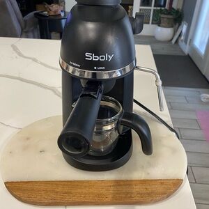 Sboly Black Espresso Machine